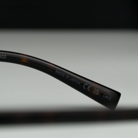 BRAND NEW Saint Laurent SL707 002 Gold Havana Green Oval Unisex Sunglasses - Picture 9 of 10